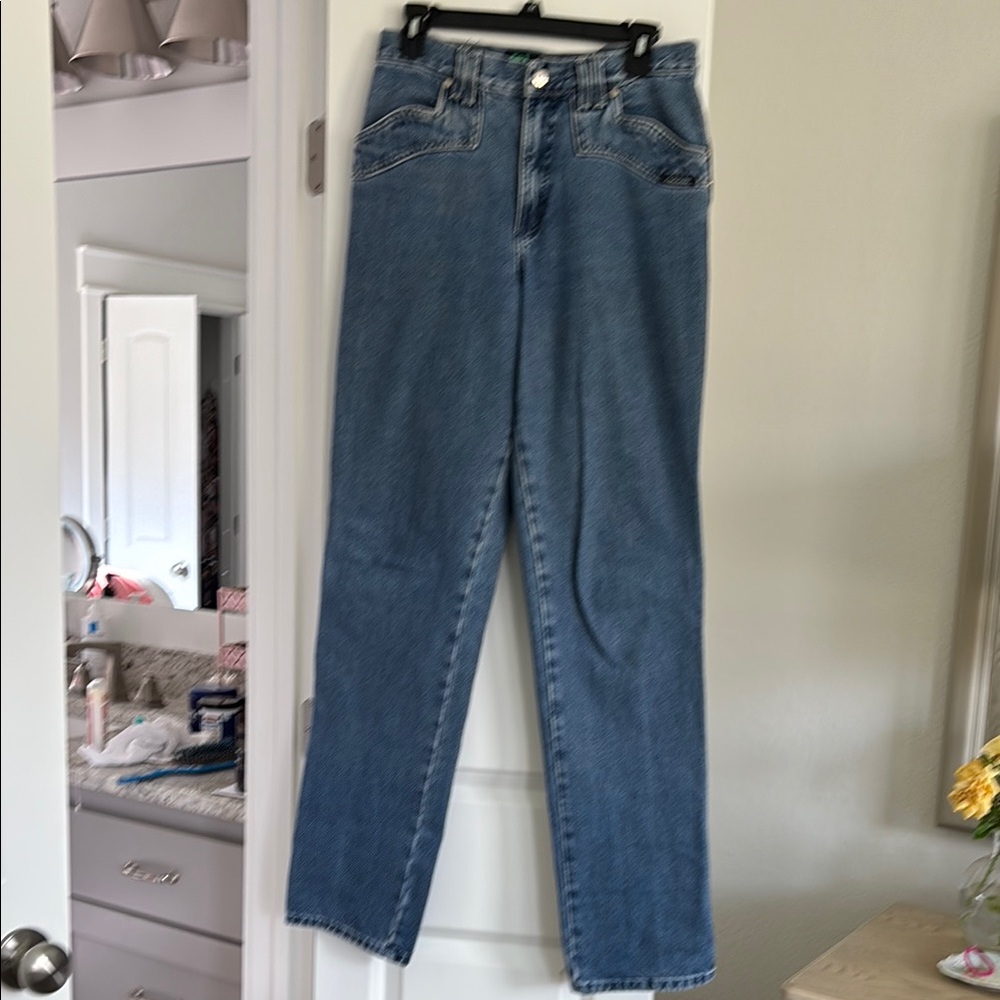 Rockies Blue Straight Leg Jeans Classic Denim